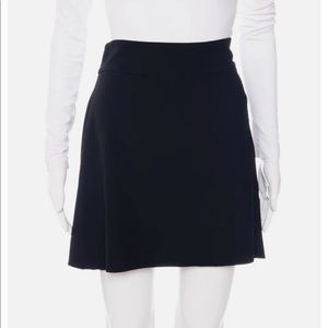 Alexander McQueen black mini skirt 42 medium M tiered a-line 8 classic fun cool